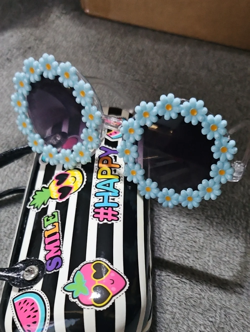 Source Unknown flower sunglasses